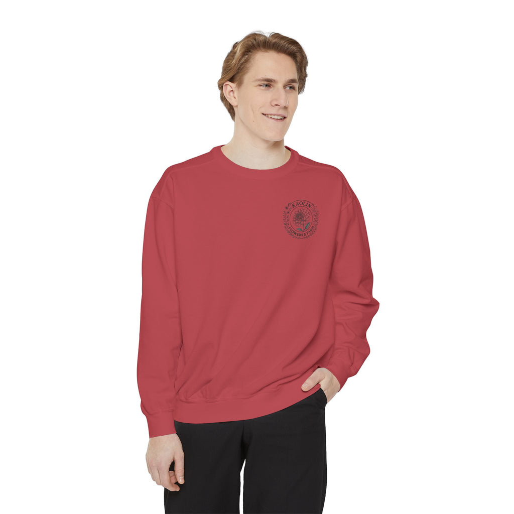 Kaolin Flowers and Farm DJ Mascot Sweatshirt — 'Gentle Giant' Farm Crewneck