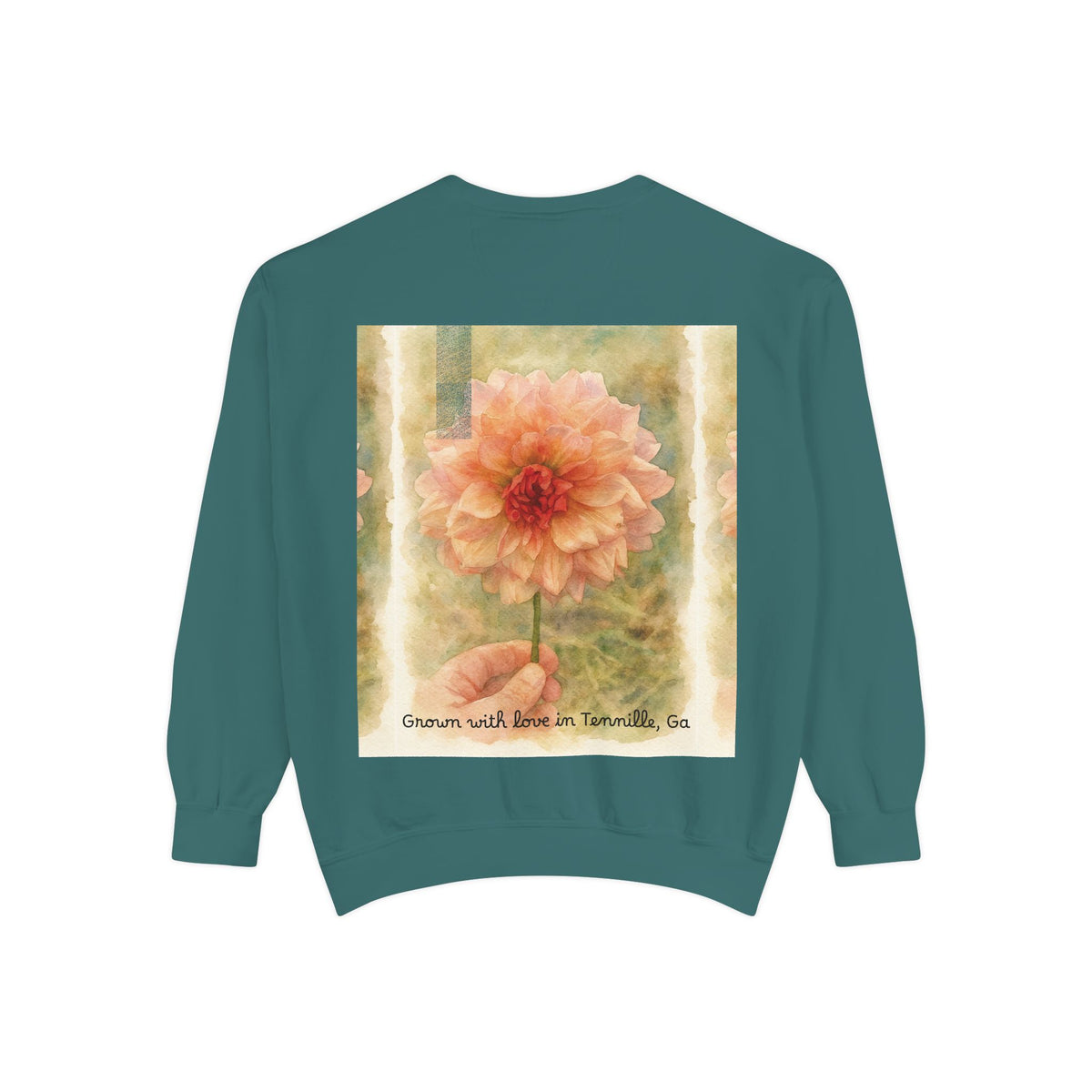 Kaolin Flowers & Farm Sweatshirt — "Grown With Love in Tennille, GA"