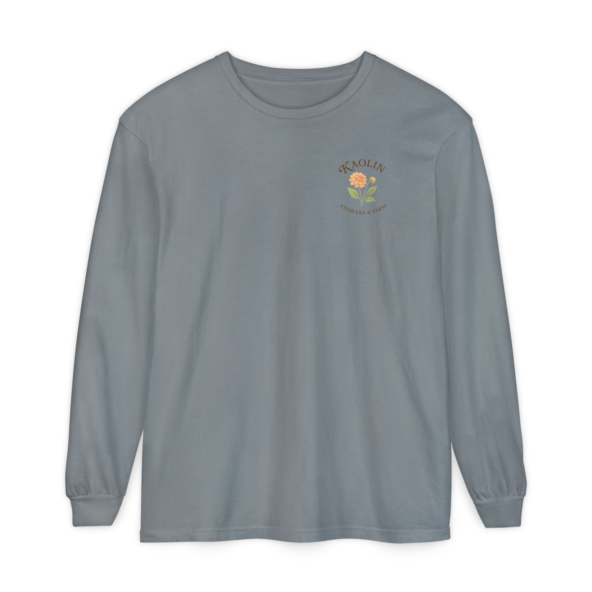 Kaolin Flowers and Farm Long sleeve T-Shirt- Support Local Small Farm