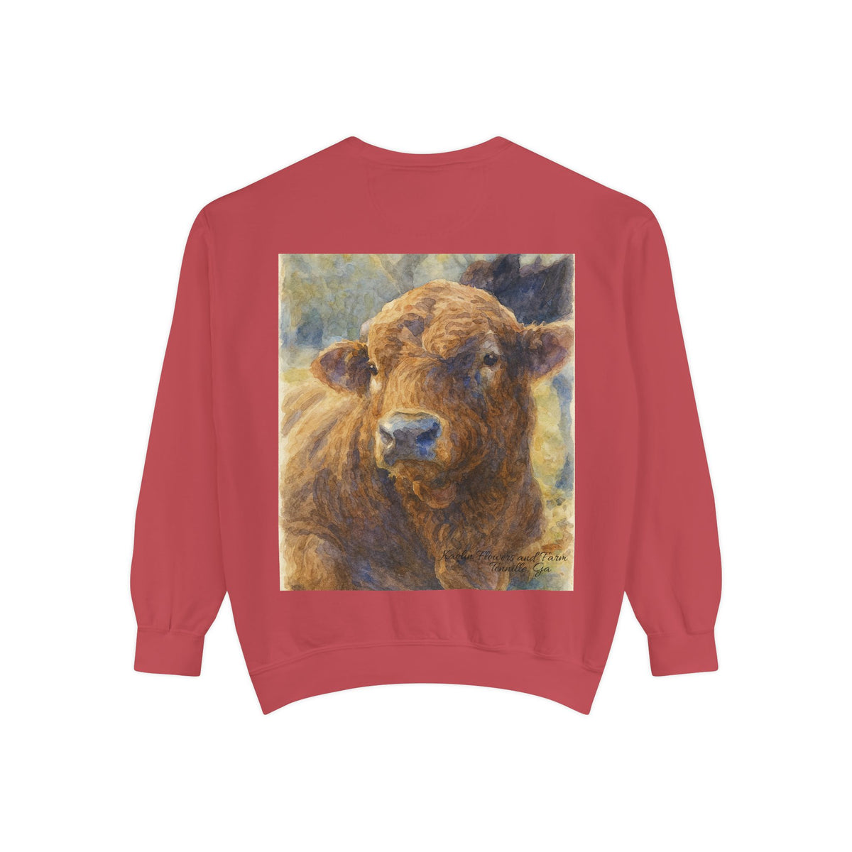Kaolin Flowers and Farm DJ Mascot Sweatshirt — 'Gentle Giant' Farm Crewneck