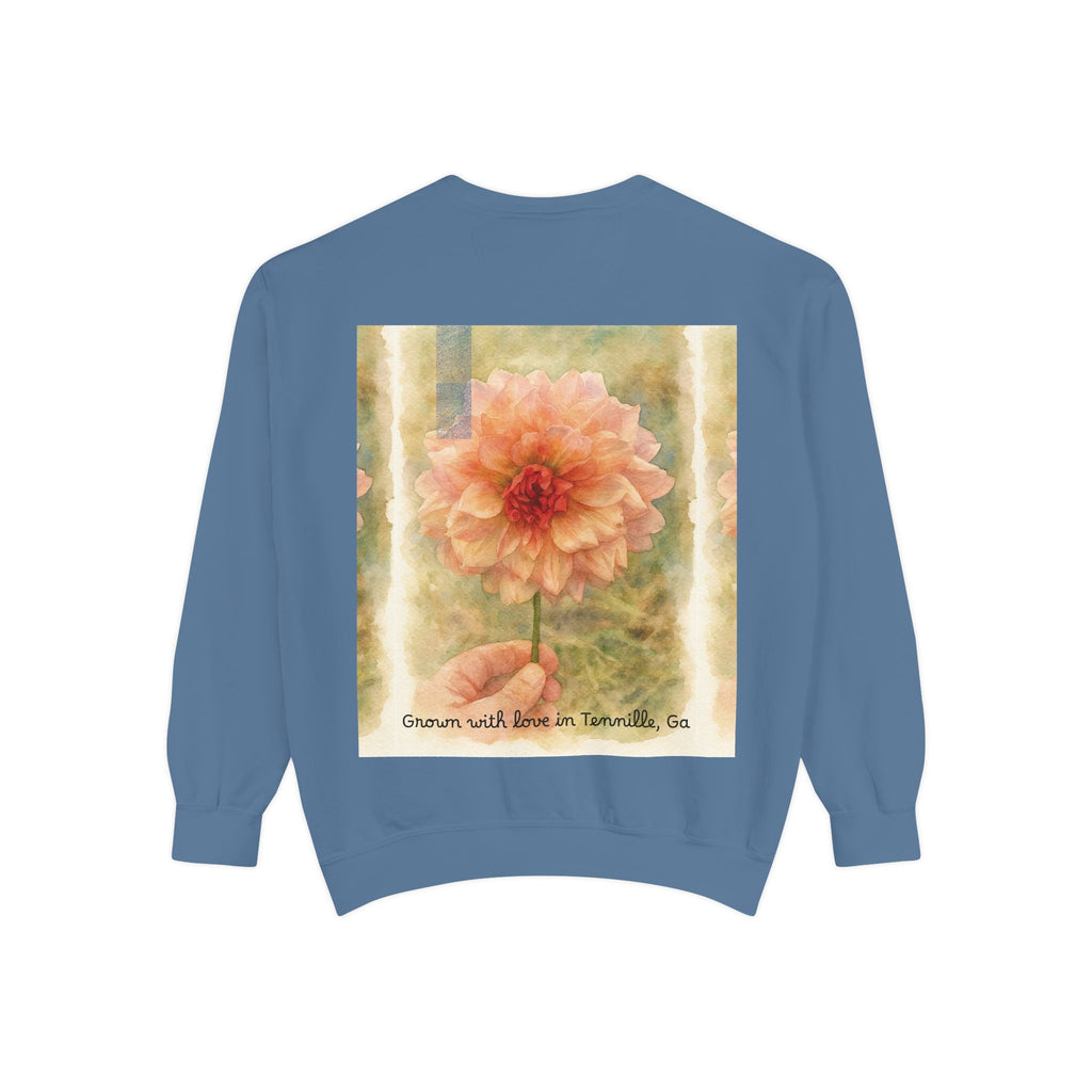Kaolin Flowers & Farm Sweatshirt — "Grown With Love in Tennille, GA"