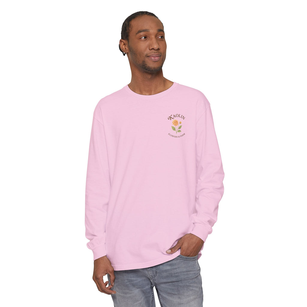 Kaolin Flowers and Farm Long sleeve T-Shirt- Support Local Small Farm