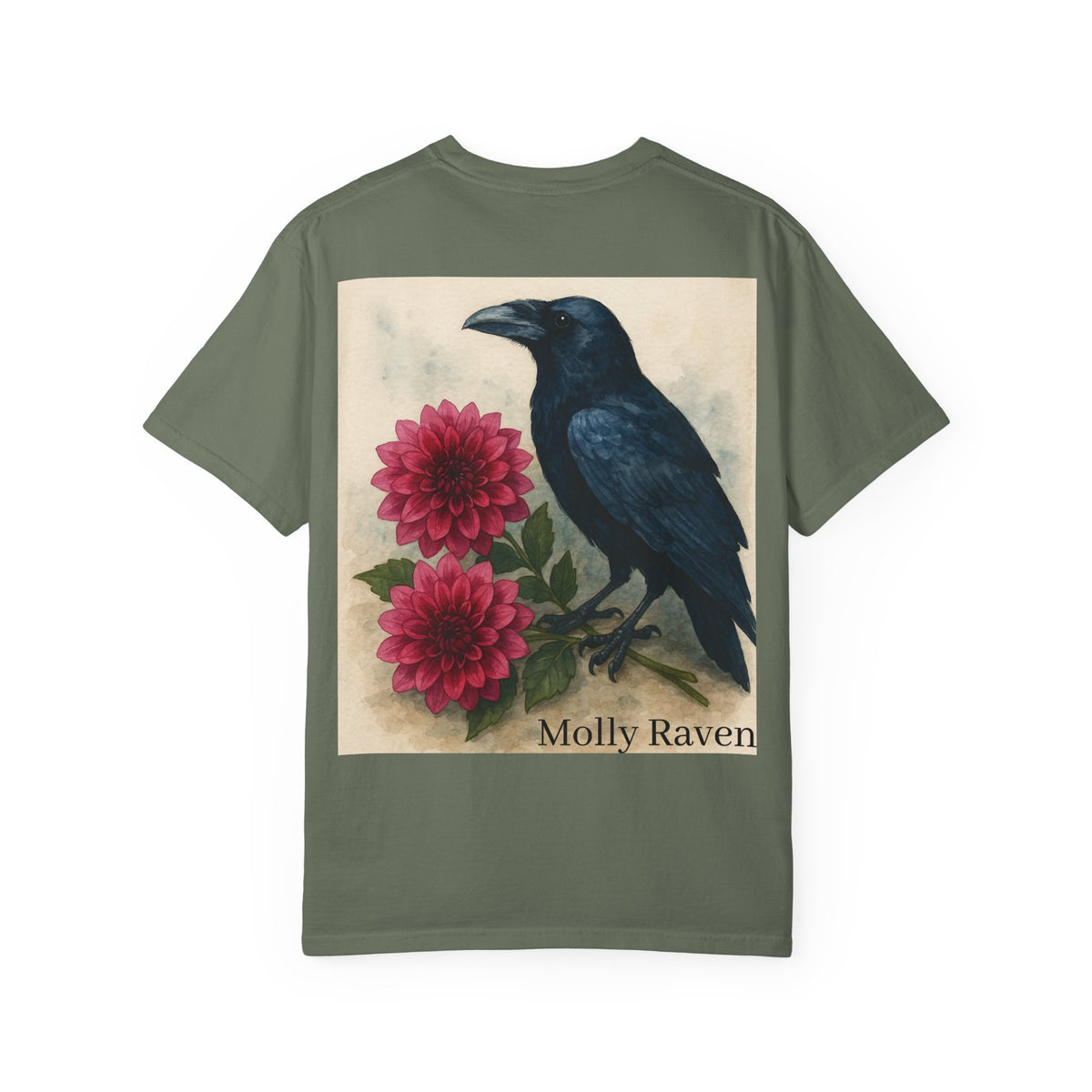 Molly Raven T-Shirt- Kaolin Flowers and Farm