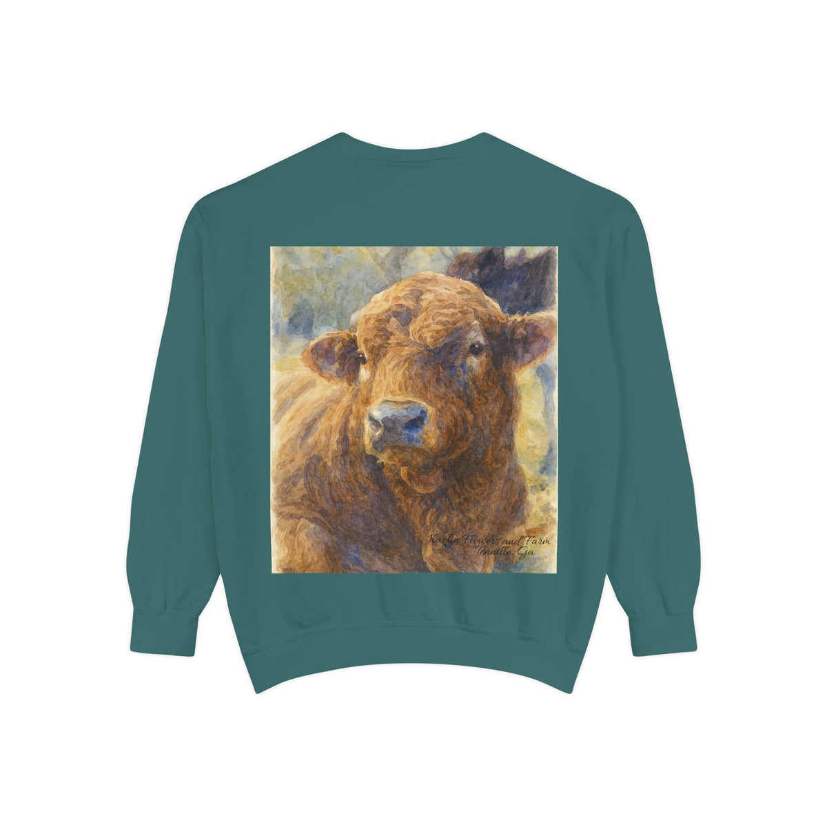 Kaolin Flowers and Farm DJ Mascot Sweatshirt — 'Gentle Giant' Farm Crewneck