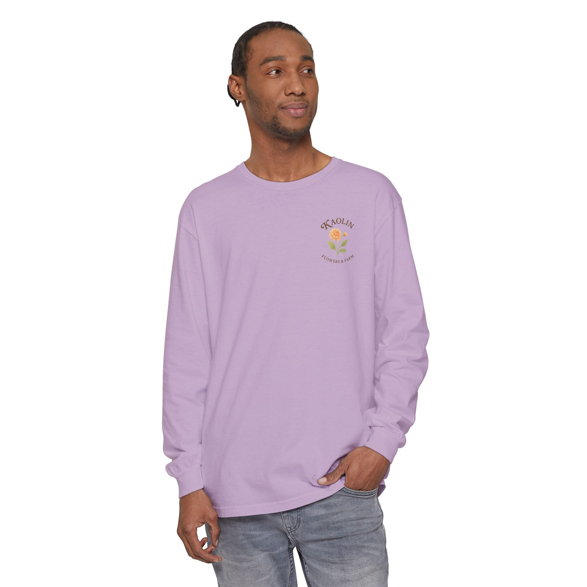 Kaolin Flowers and Farm Long sleeve T-Shirt- Support Local Small Farm