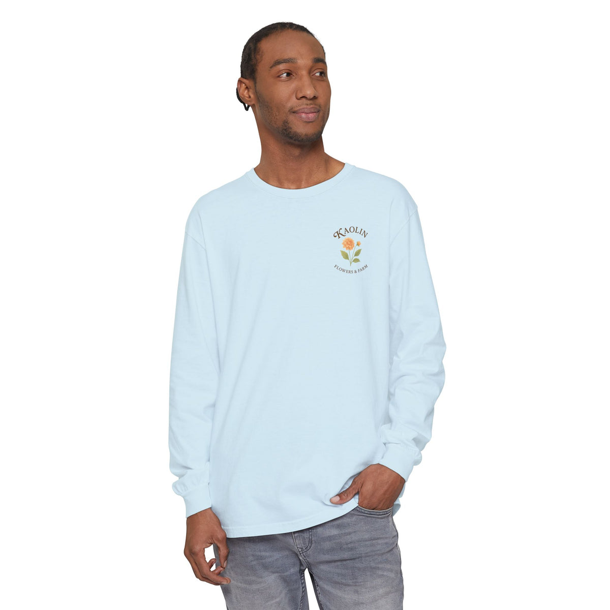 Kaolin Flowers and Farm Long sleeve T-Shirt- Support Local Small Farm