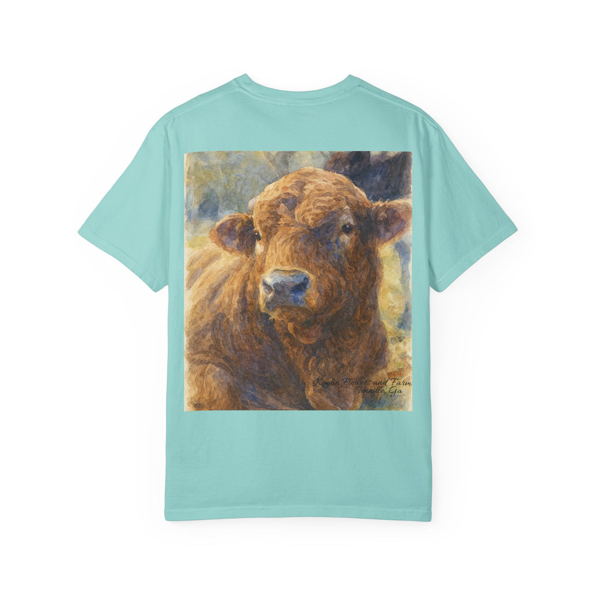 Kaolin Flowers and Farm DJ Mascot T-Shirt-" Gentle Giant"