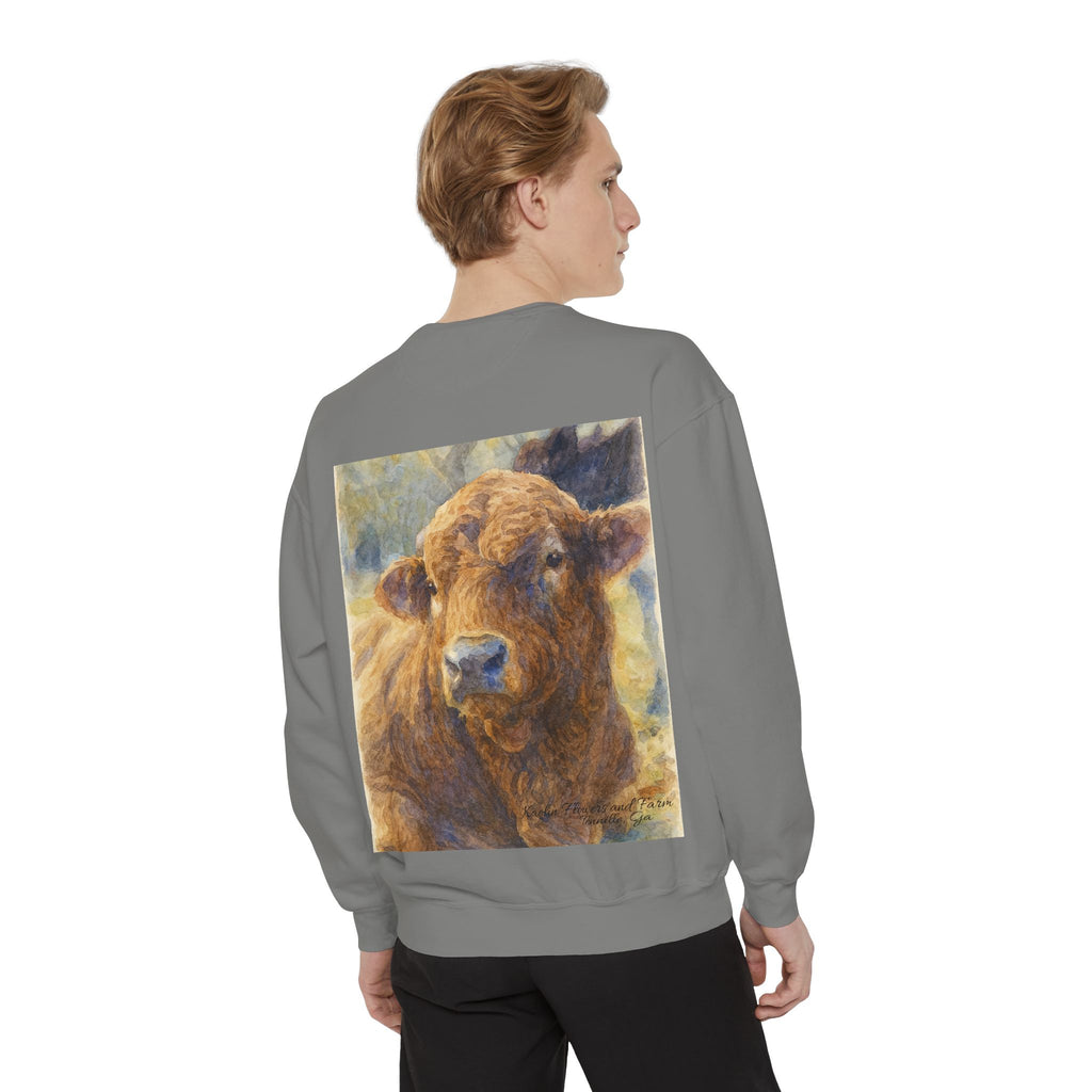 Kaolin Flowers and Farm DJ Mascot Sweatshirt — 'Gentle Giant' Farm Crewneck