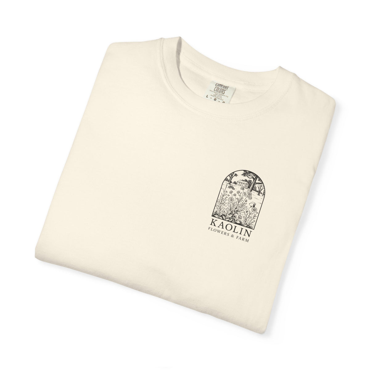 Don’t Make Me Blush Dahlia T-Shirt — Kaolin Flowers and Farm