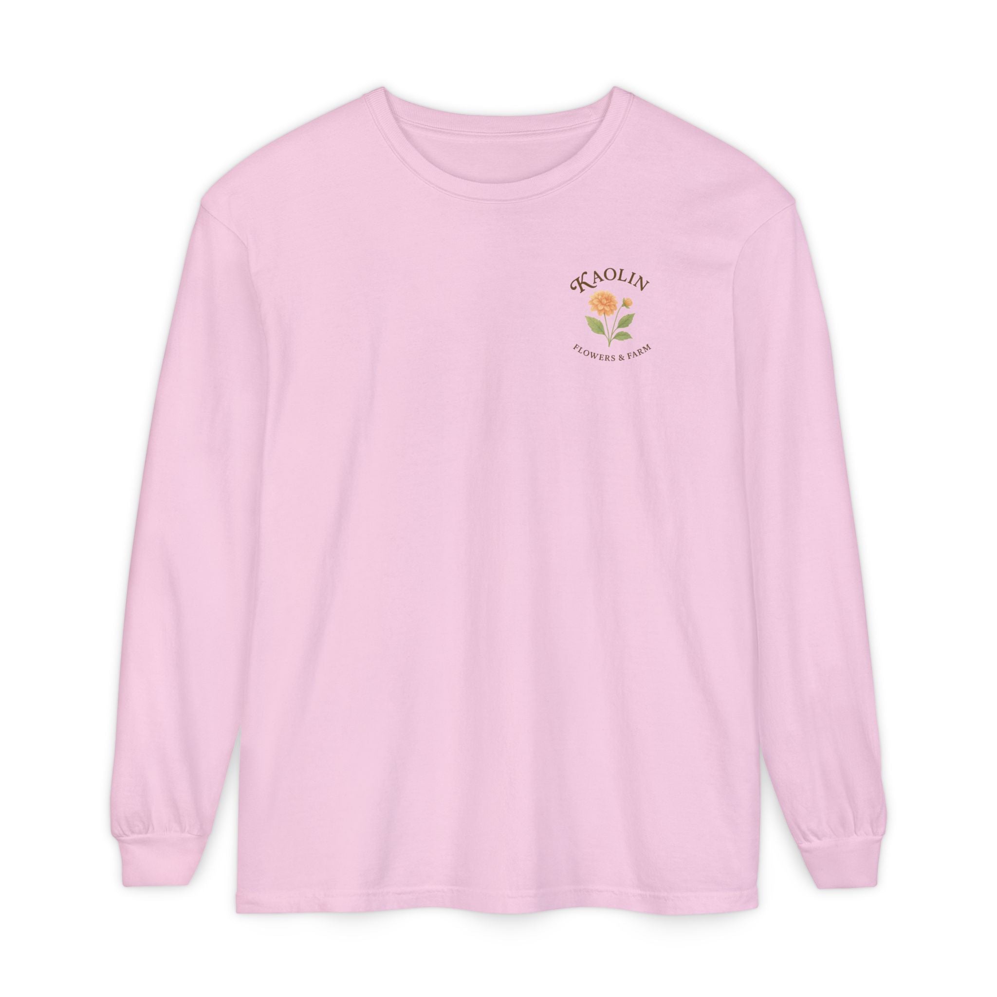 Kaolin Flowers and Farm Long sleeve T-Shirt- Support Local Small Farm
