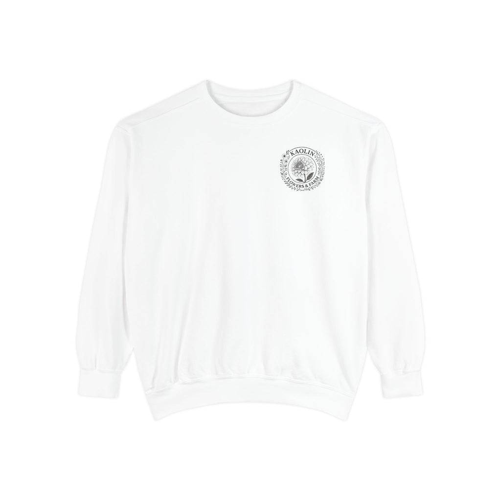 Kaolin Flowers and Farm DJ Mascot Sweatshirt — 'Gentle Giant' Farm Crewneck