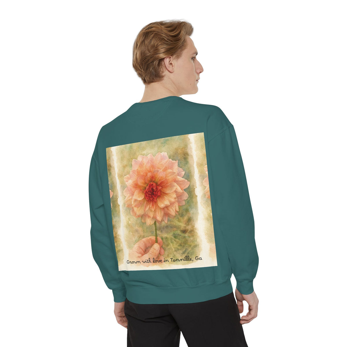 Kaolin Flowers & Farm Sweatshirt — "Grown With Love in Tennille, GA"