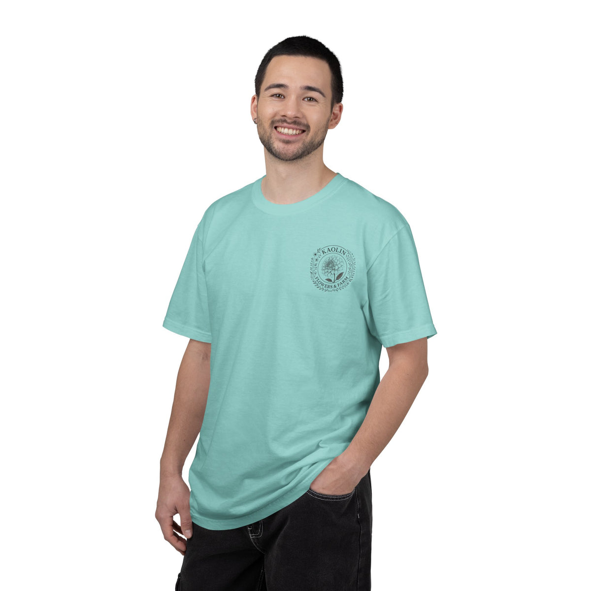 Kaolin Flowers and Farm DJ Mascot T-Shirt-" Gentle Giant"