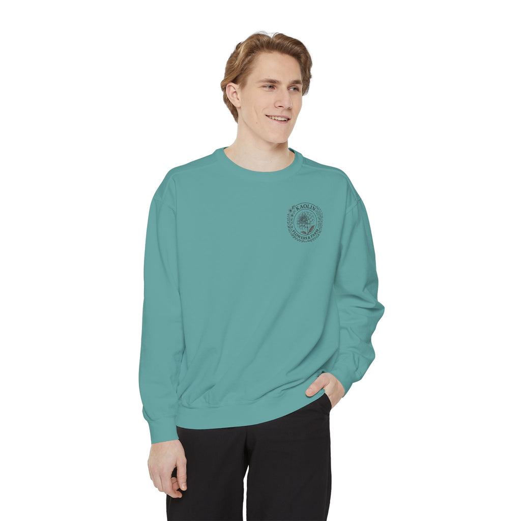 Kaolin Flowers and Farm DJ Mascot Sweatshirt — 'Gentle Giant' Farm Crewneck
