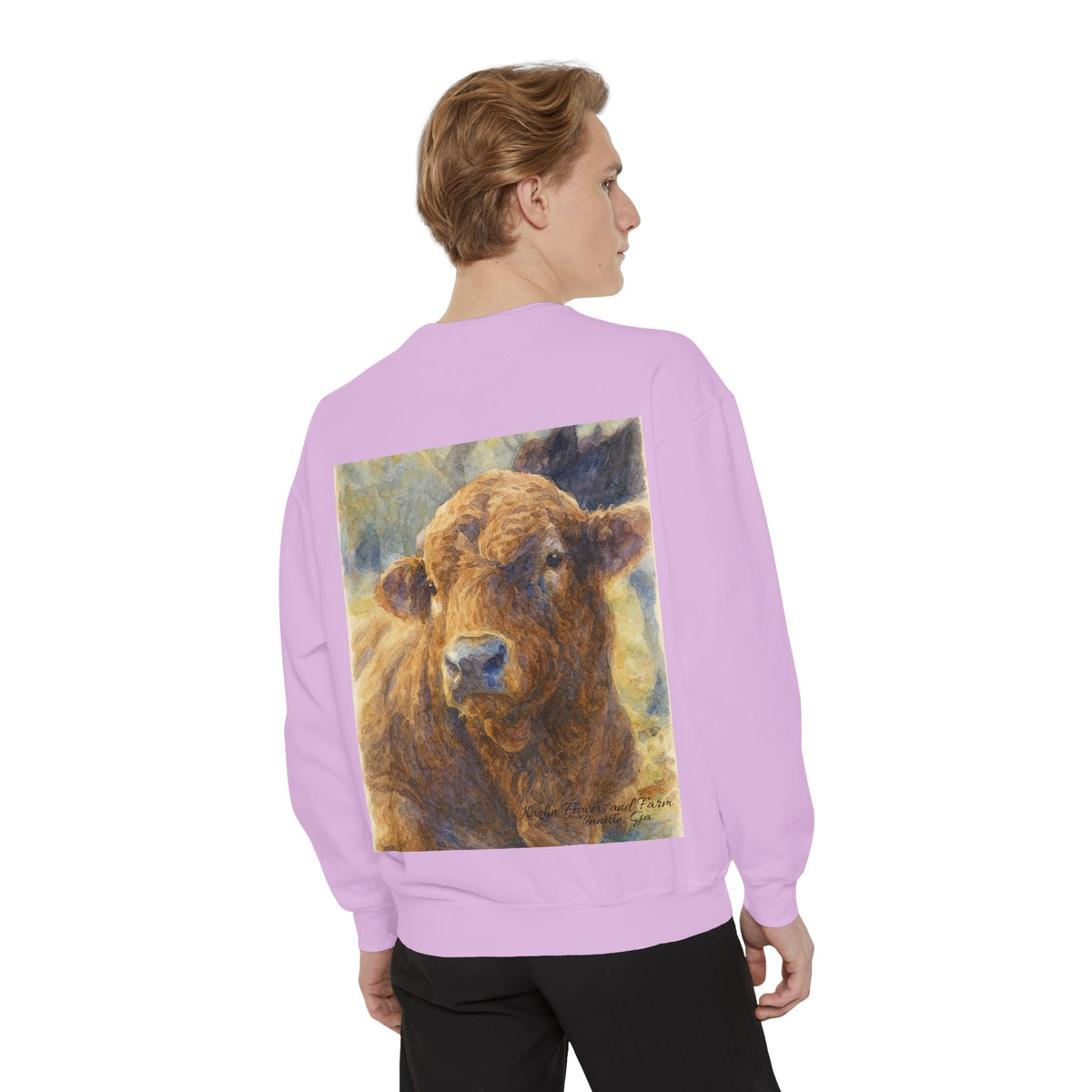 Kaolin Flowers and Farm DJ Mascot Sweatshirt — 'Gentle Giant' Farm Crewneck