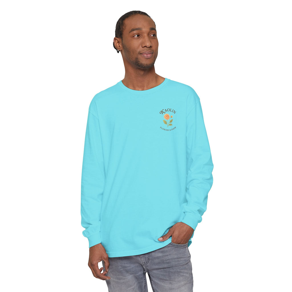Kaolin Flowers and Farm Long sleeve T-Shirt- Support Local Small Farm