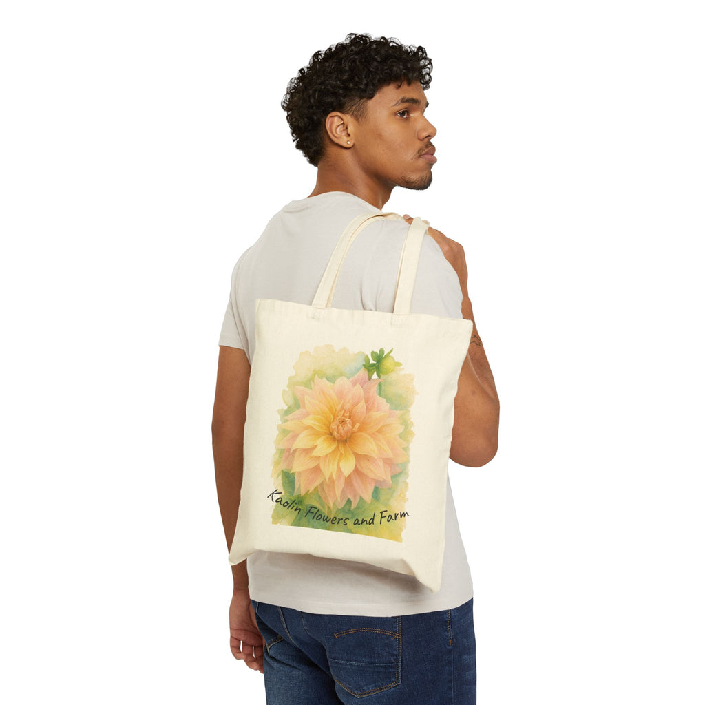 Kaolin Flowers and Farm Canvas Tote — Farmers Market Bag