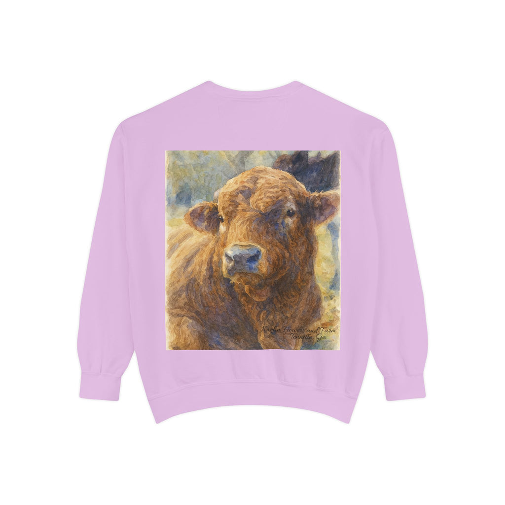 Kaolin Flowers and Farm DJ Mascot Sweatshirt — 'Gentle Giant' Farm Crewneck