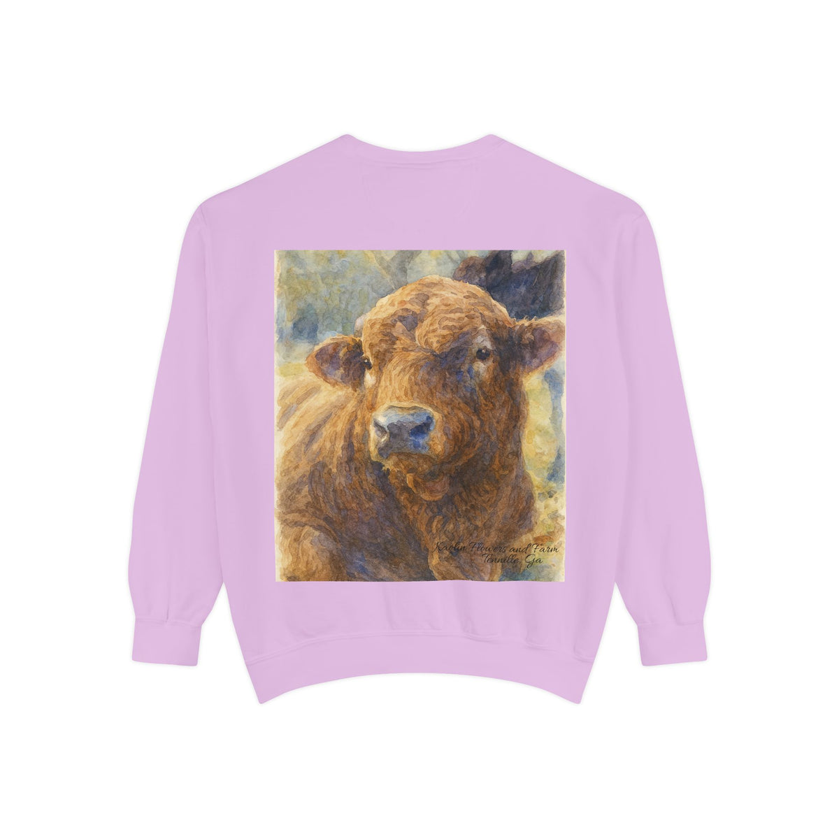 Kaolin Flowers and Farm DJ Mascot Sweatshirt — 'Gentle Giant' Farm Crewneck