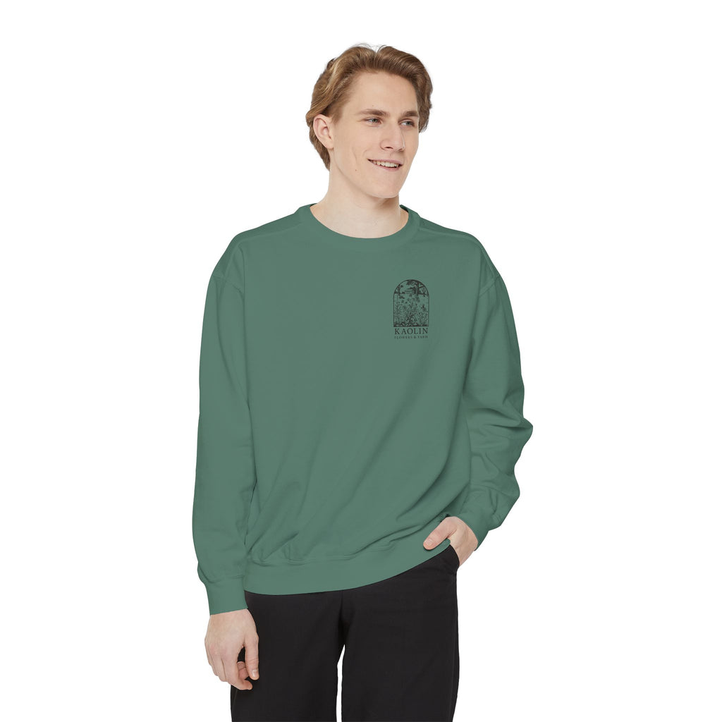 Kaolin Flowers & Farm Sweatshirt — "Grown With Love in Tennille, GA"