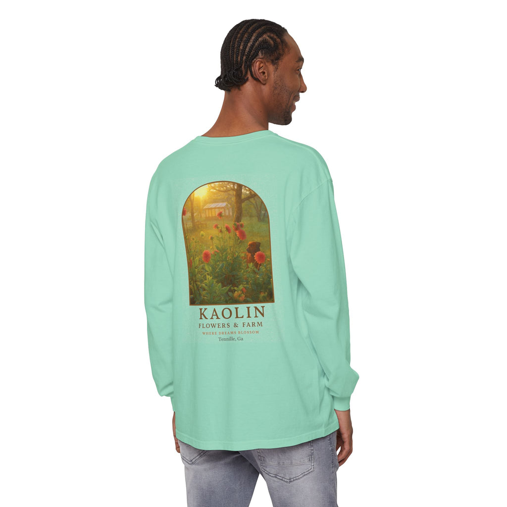 Kaolin Flowers and Farm Long sleeve T-Shirt- Support Local Small Farm