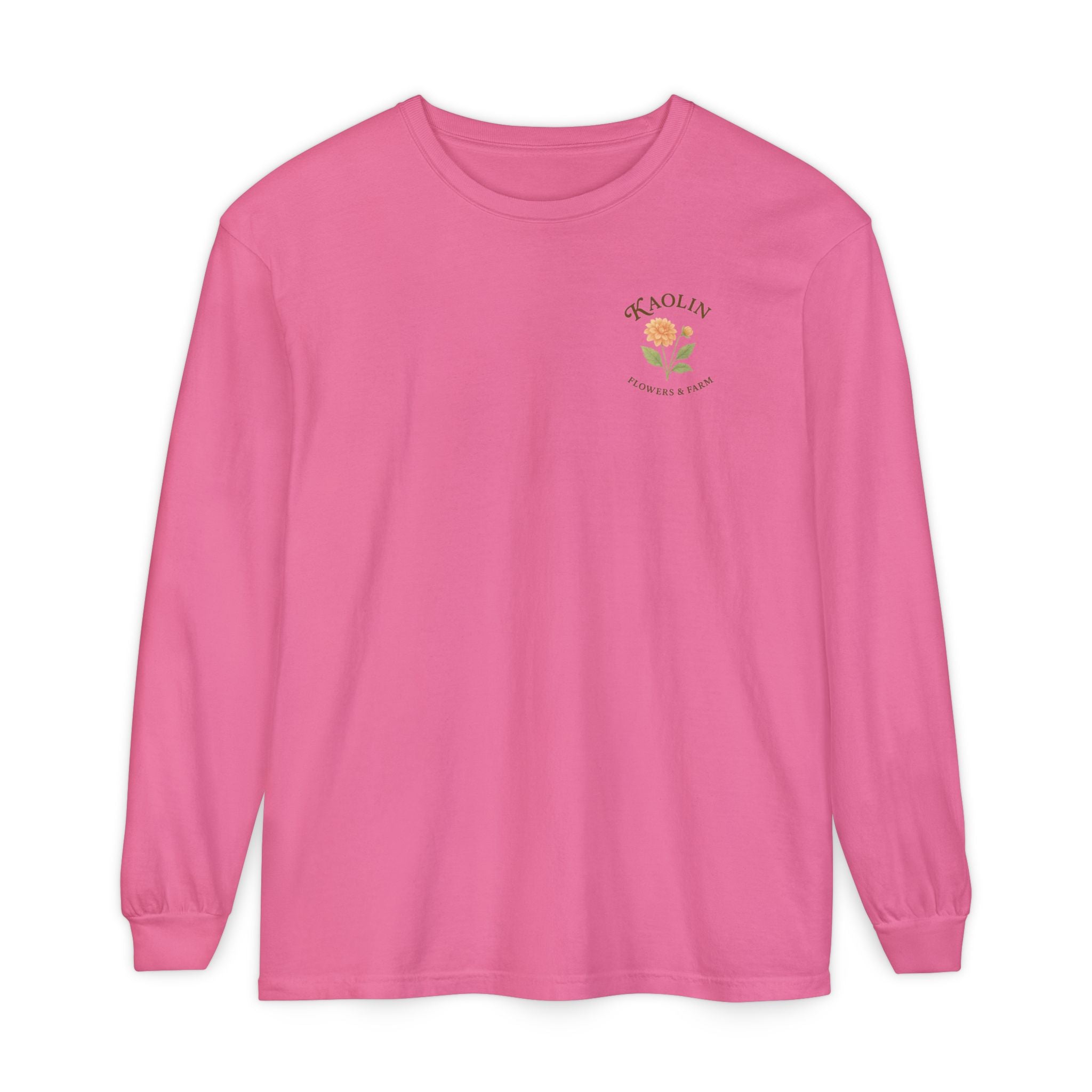 Kaolin Flowers and Farm Long sleeve T-Shirt- Support Local Small Farm