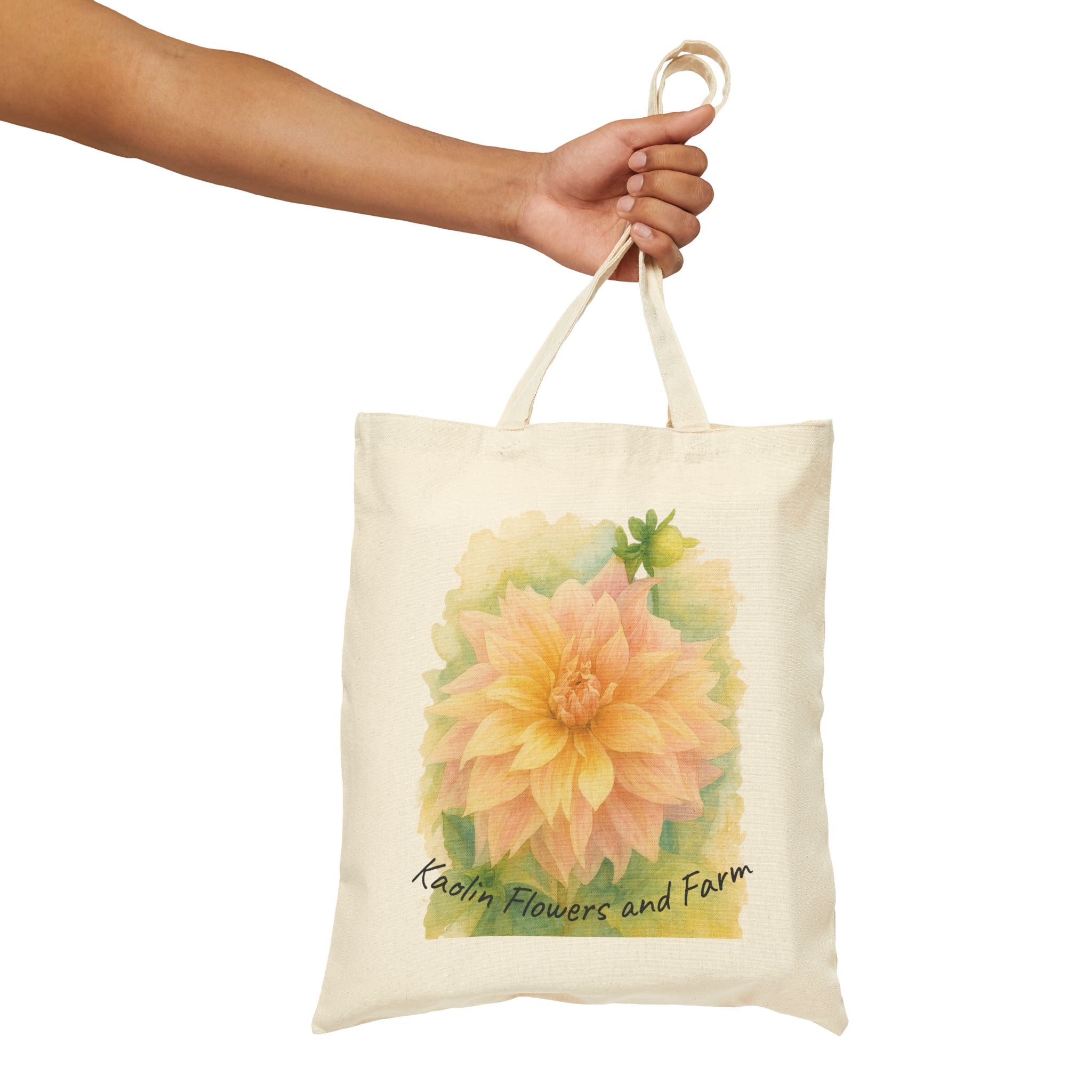 Kaolin Flowers and Farm Canvas Tote — Farmers Market Bag