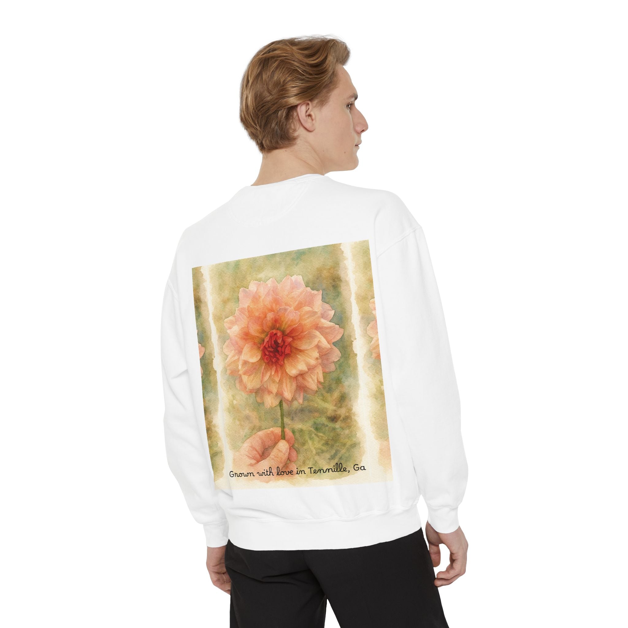 Kaolin Flowers & Farm Sweatshirt — "Grown With Love in Tennille, GA"