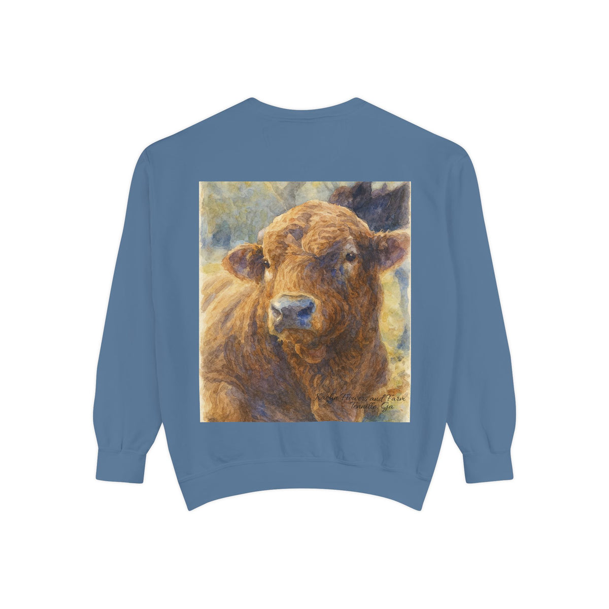 Kaolin Flowers and Farm DJ Mascot Sweatshirt — 'Gentle Giant' Farm Crewneck