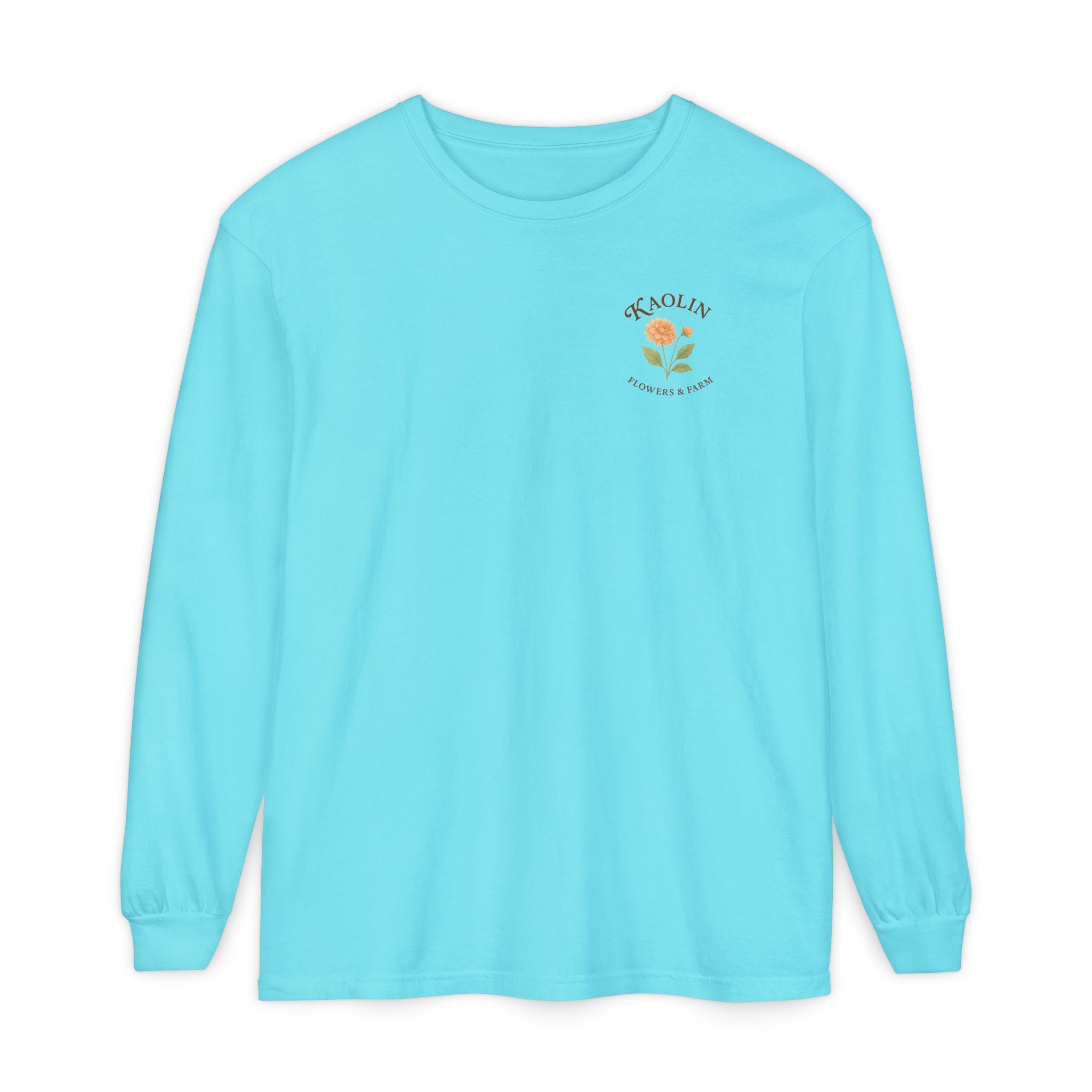 Kaolin Flowers and Farm Long sleeve T-Shirt- Support Local Small Farm