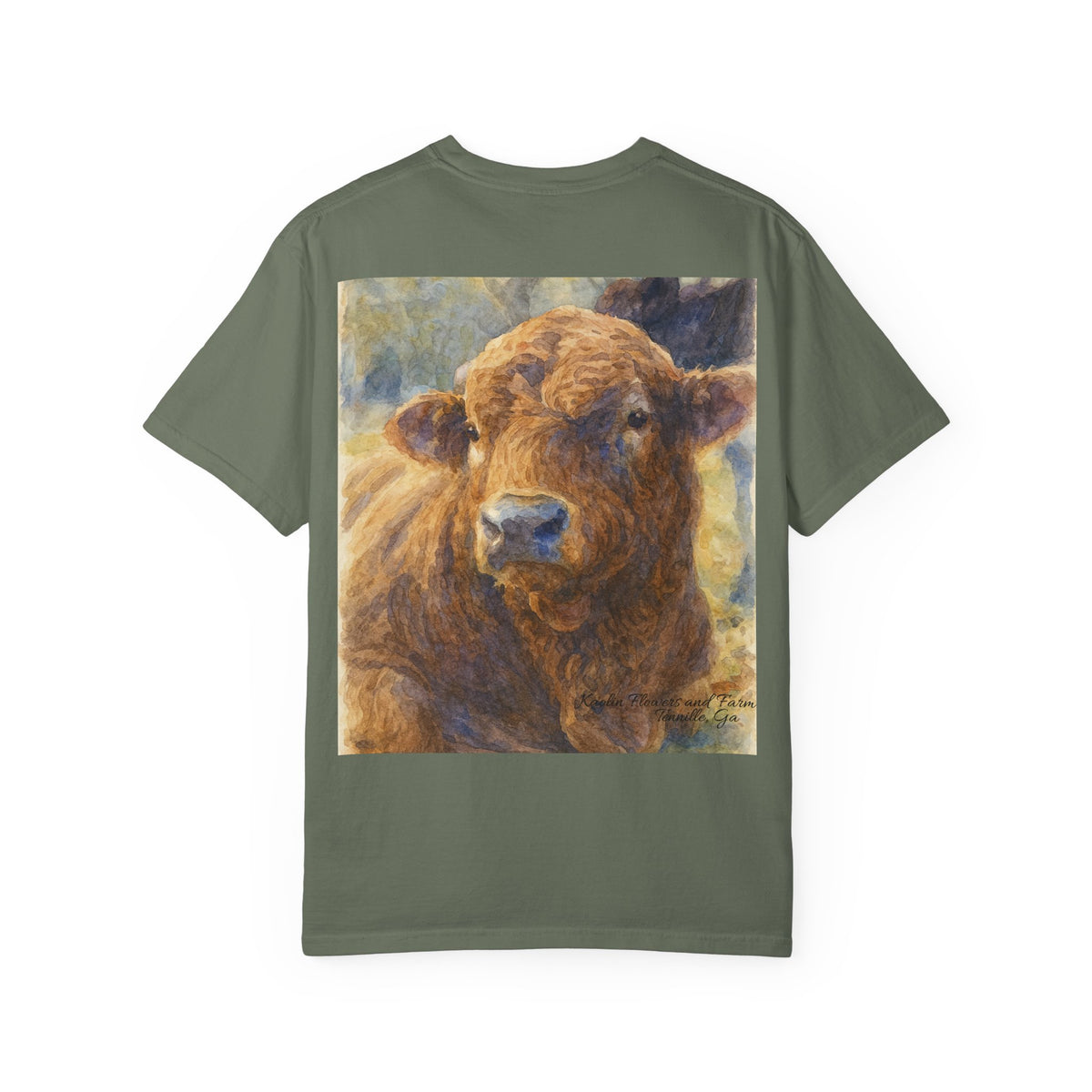 Kaolin Flowers and Farm DJ Mascot T-Shirt-" Gentle Giant"