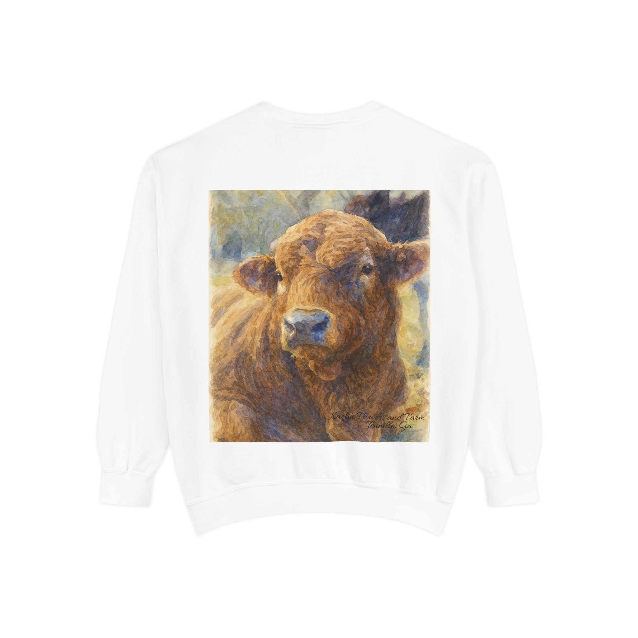 Kaolin Flowers and Farm DJ Mascot Sweatshirt — 'Gentle Giant' Farm Crewneck