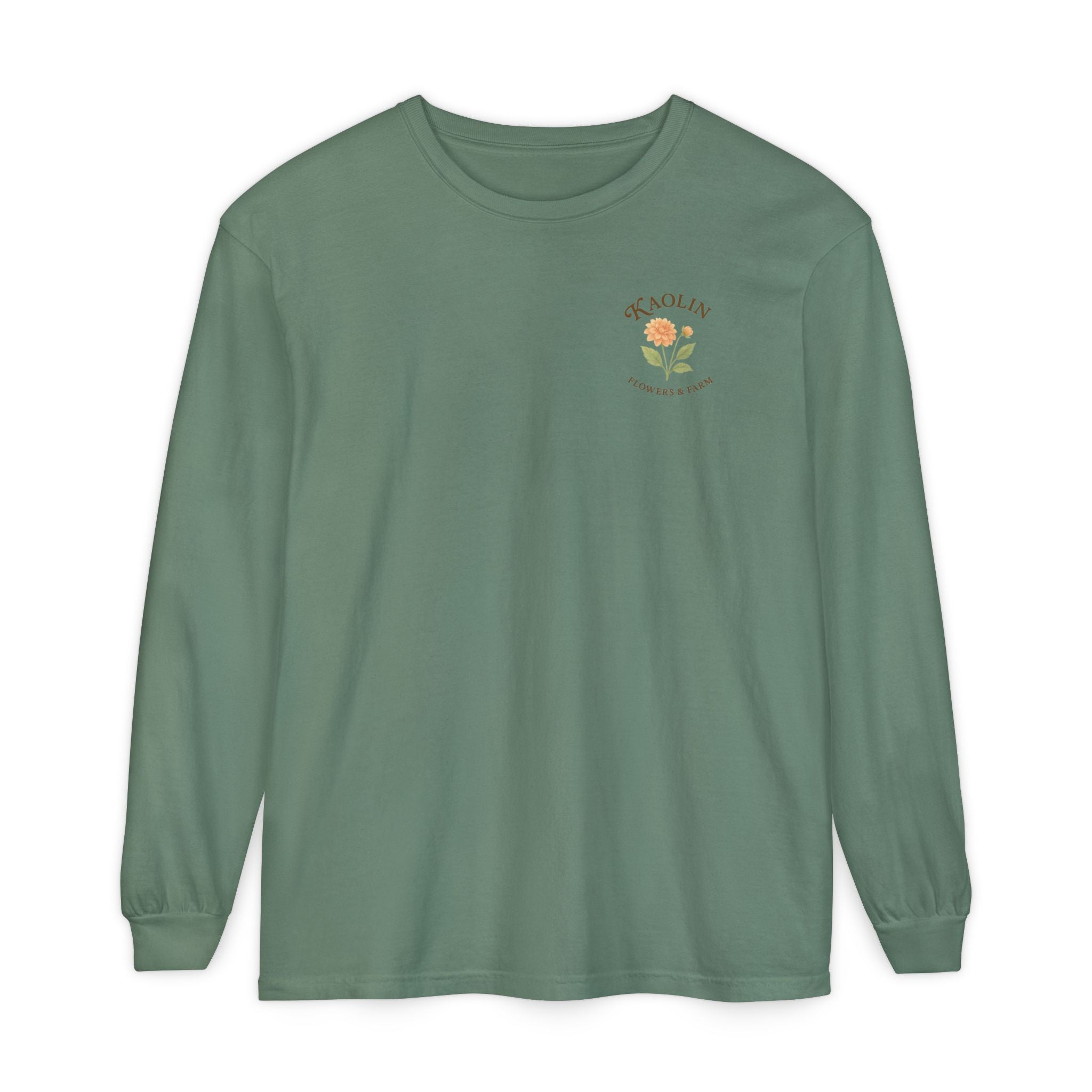 Kaolin Flowers and Farm Long sleeve T-Shirt- Support Local Small Farm