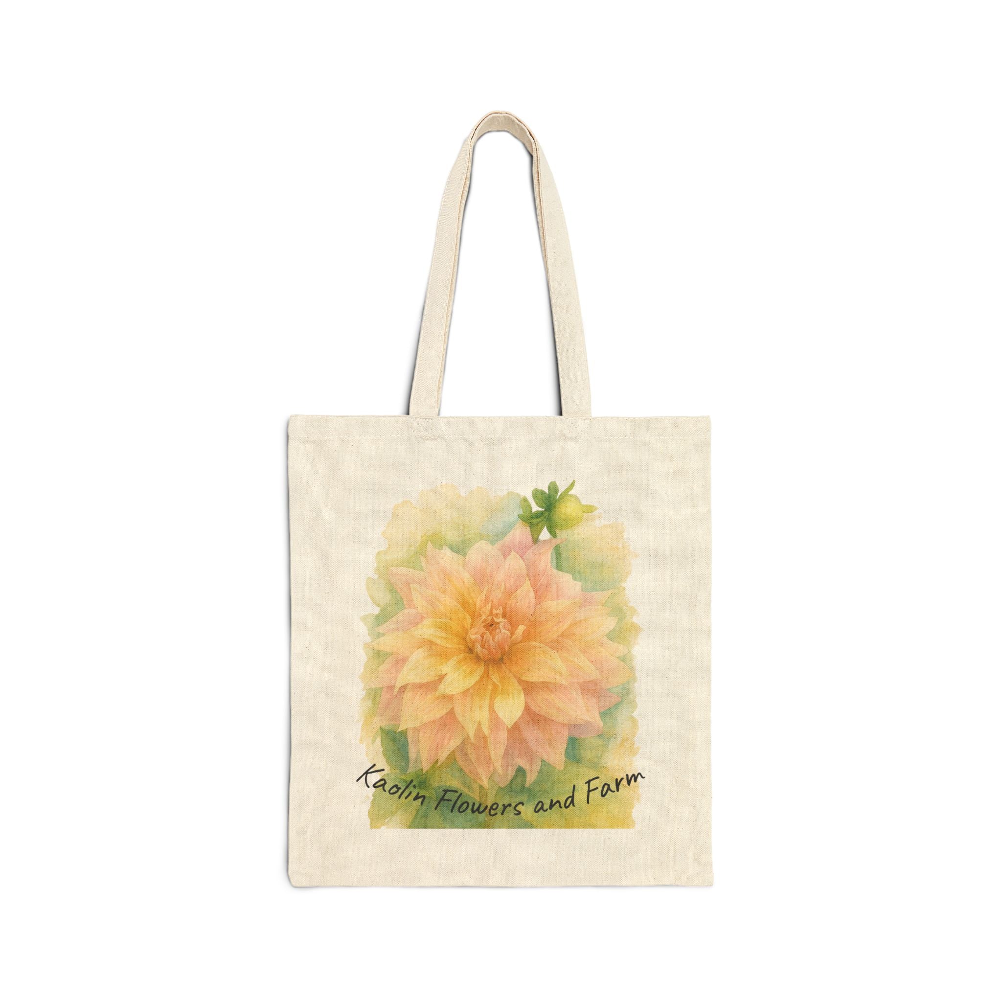 Kaolin Flowers and Farm Canvas Tote — Farmers Market Bag