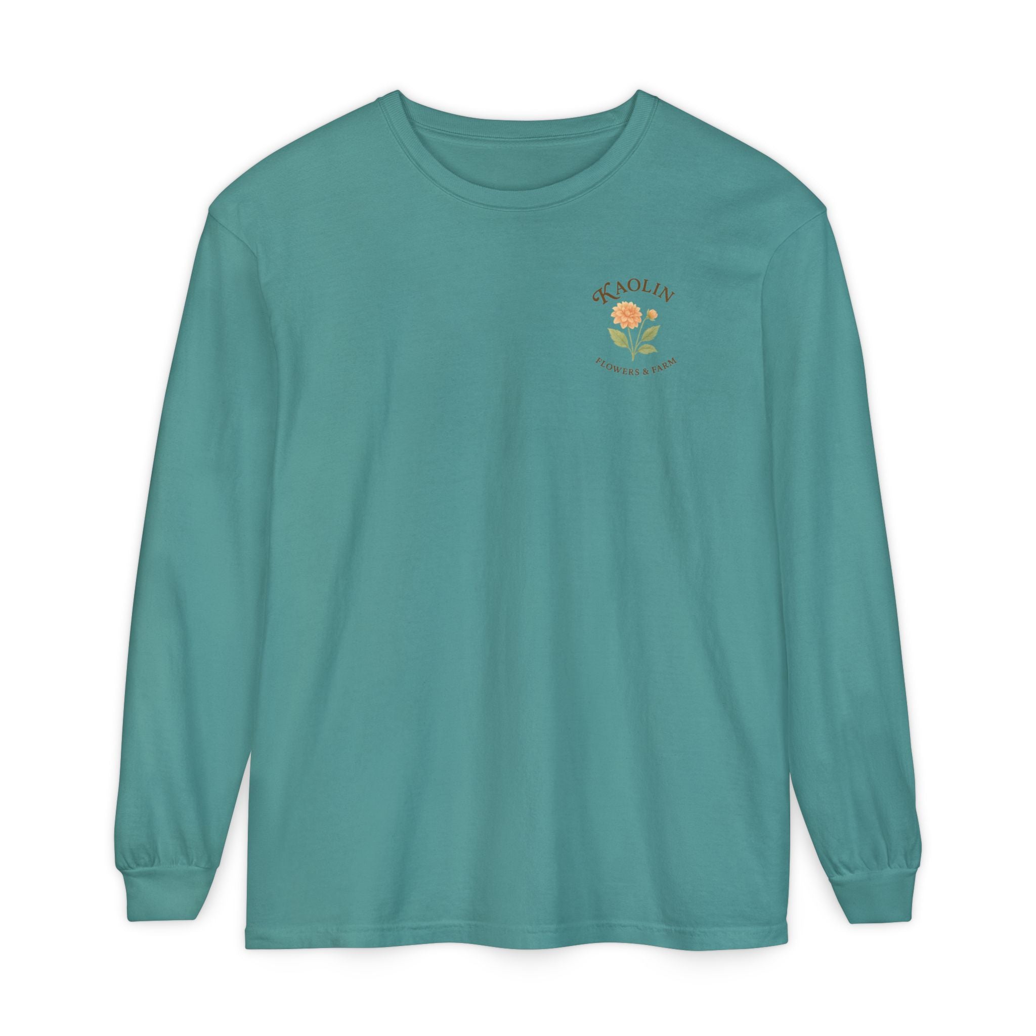 Kaolin Flowers and Farm Long sleeve T-Shirt- Support Local Small Farm