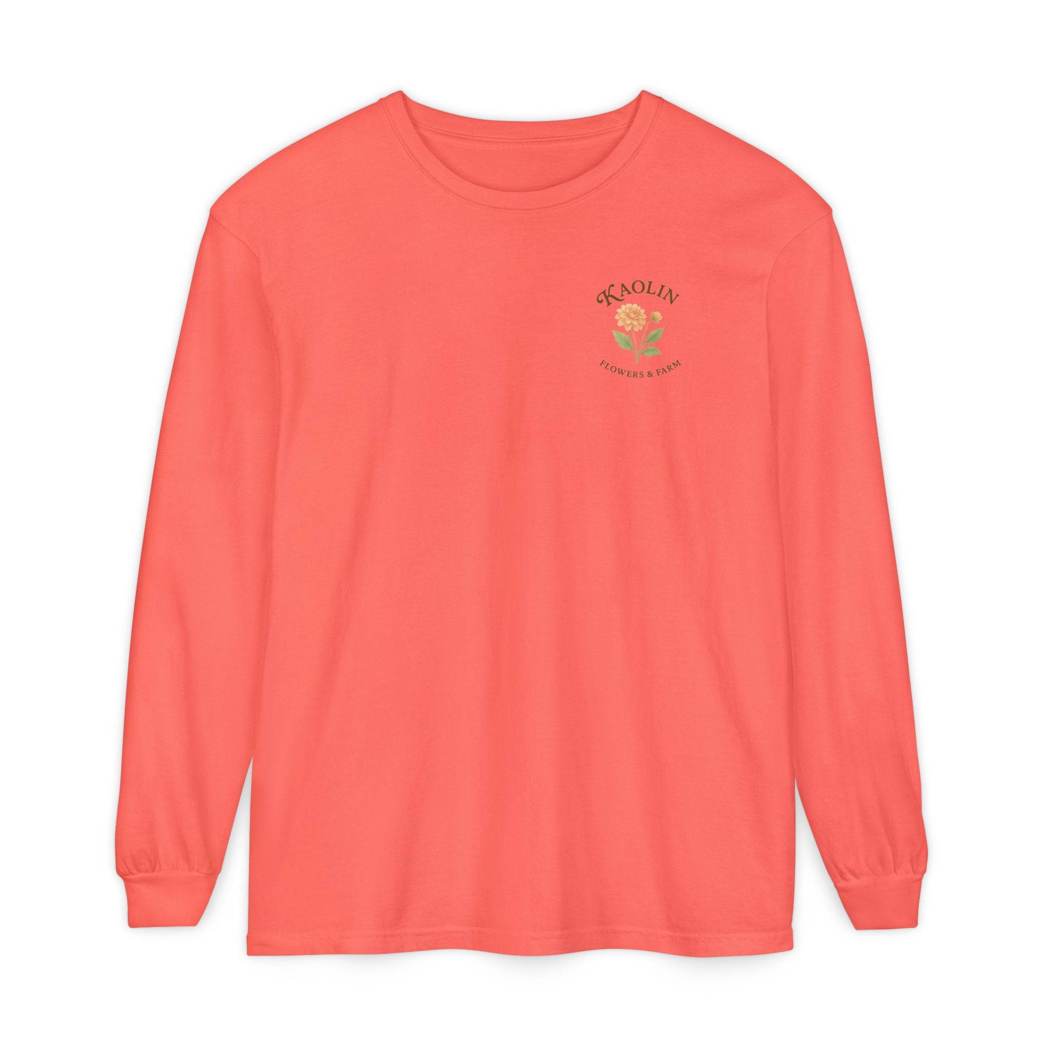 Kaolin Flowers and Farm Long sleeve T-Shirt- Support Local Small Farm