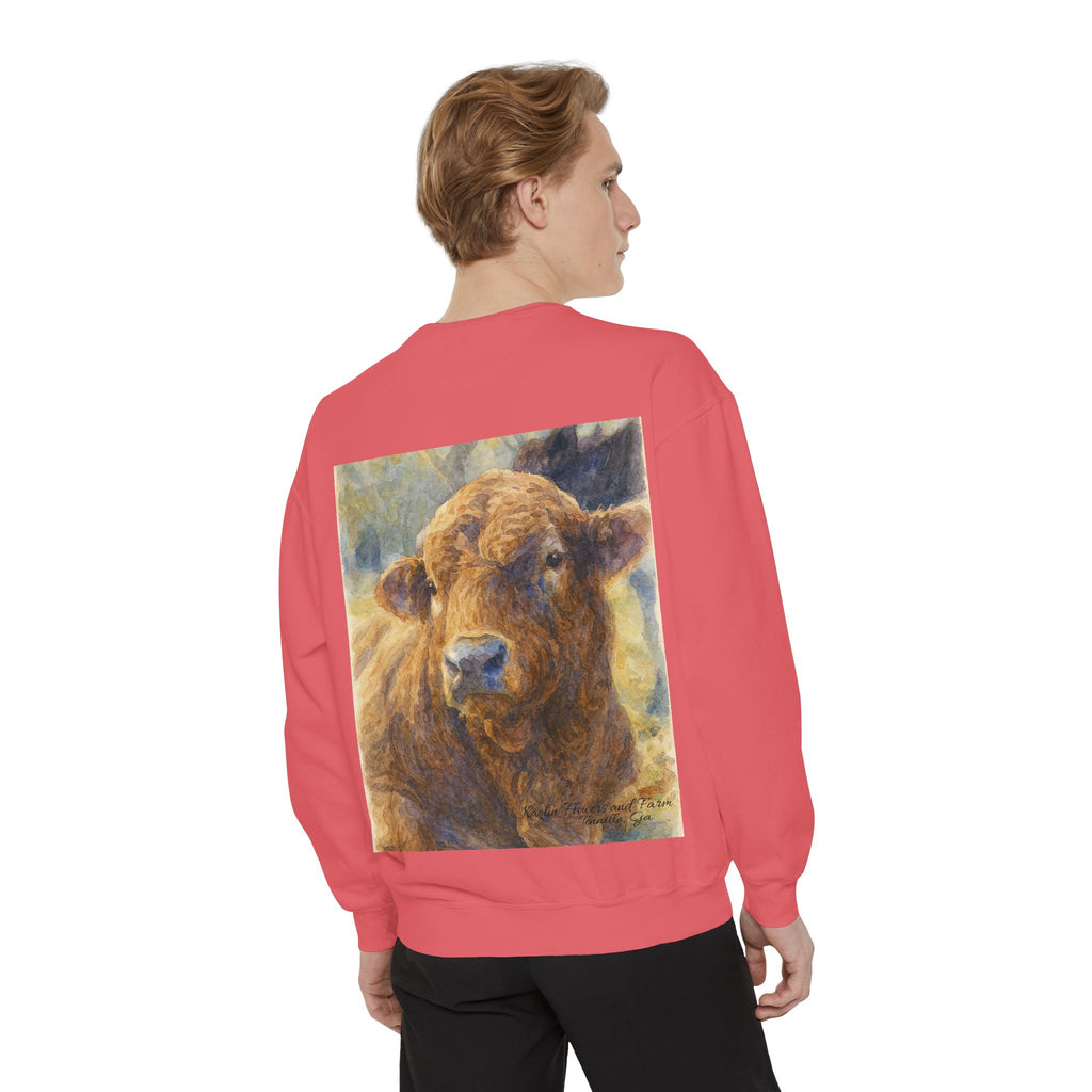 Kaolin Flowers and Farm DJ Mascot Sweatshirt — 'Gentle Giant' Farm Crewneck