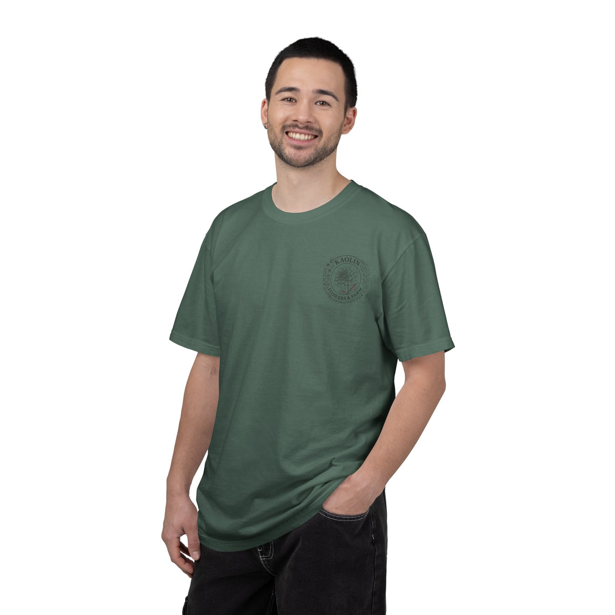 Kaolin Flowers and Farm DJ Mascot T-Shirt-" Gentle Giant"