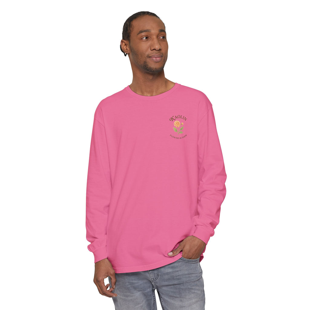Kaolin Flowers and Farm Long sleeve T-Shirt- Support Local Small Farm