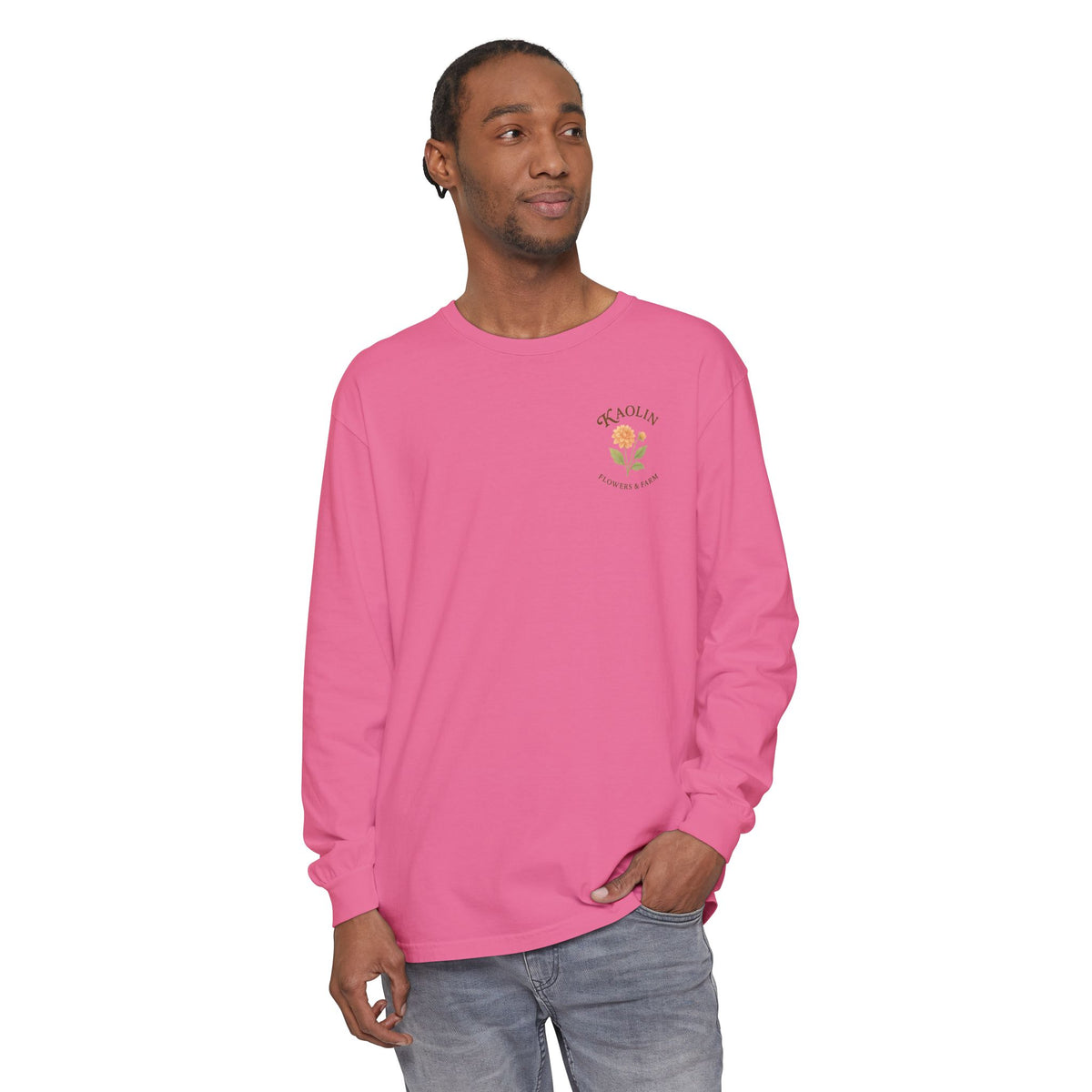 Kaolin Flowers and Farm Long sleeve T-Shirt- Support Local Small Farm