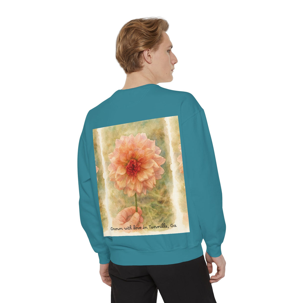 Kaolin Flowers & Farm Sweatshirt — "Grown With Love in Tennille, GA"