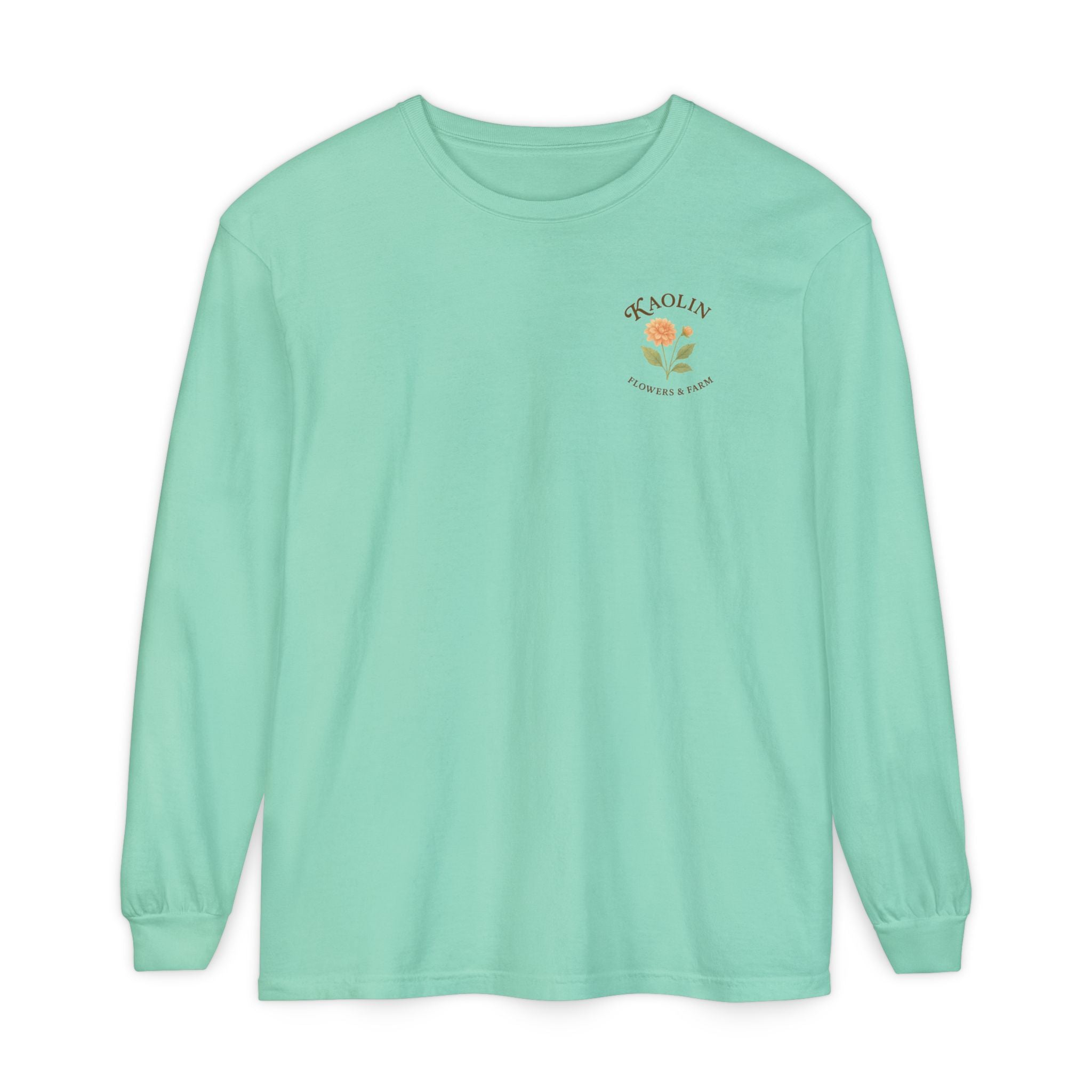 Kaolin Flowers and Farm Long sleeve T-Shirt- Support Local Small Farm