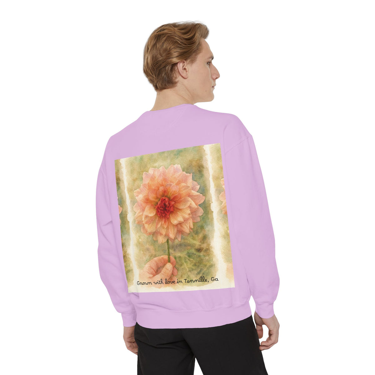 Kaolin Flowers & Farm Sweatshirt — "Grown With Love in Tennille, GA"