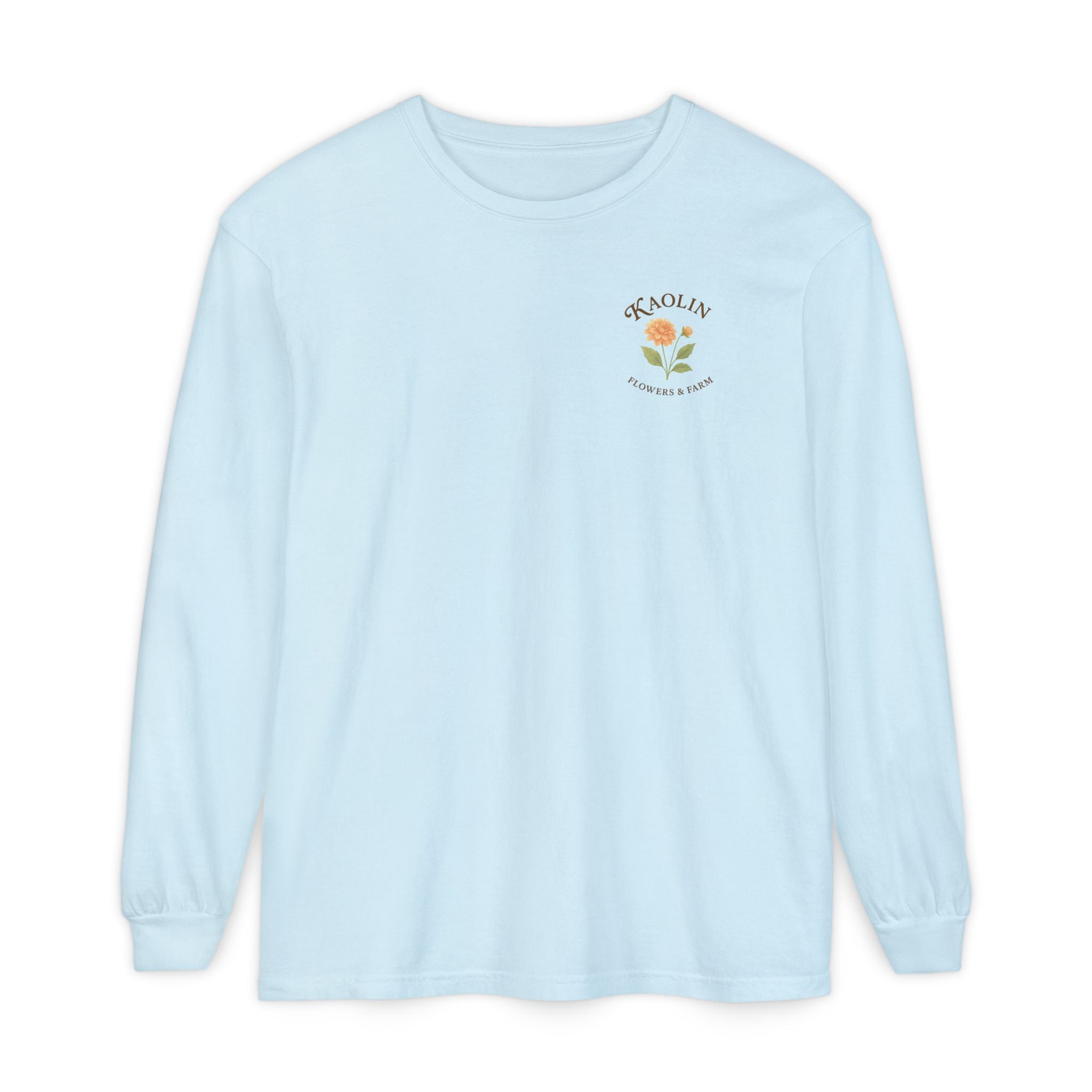 Kaolin Flowers and Farm Long sleeve T-Shirt- Support Local Small Farm