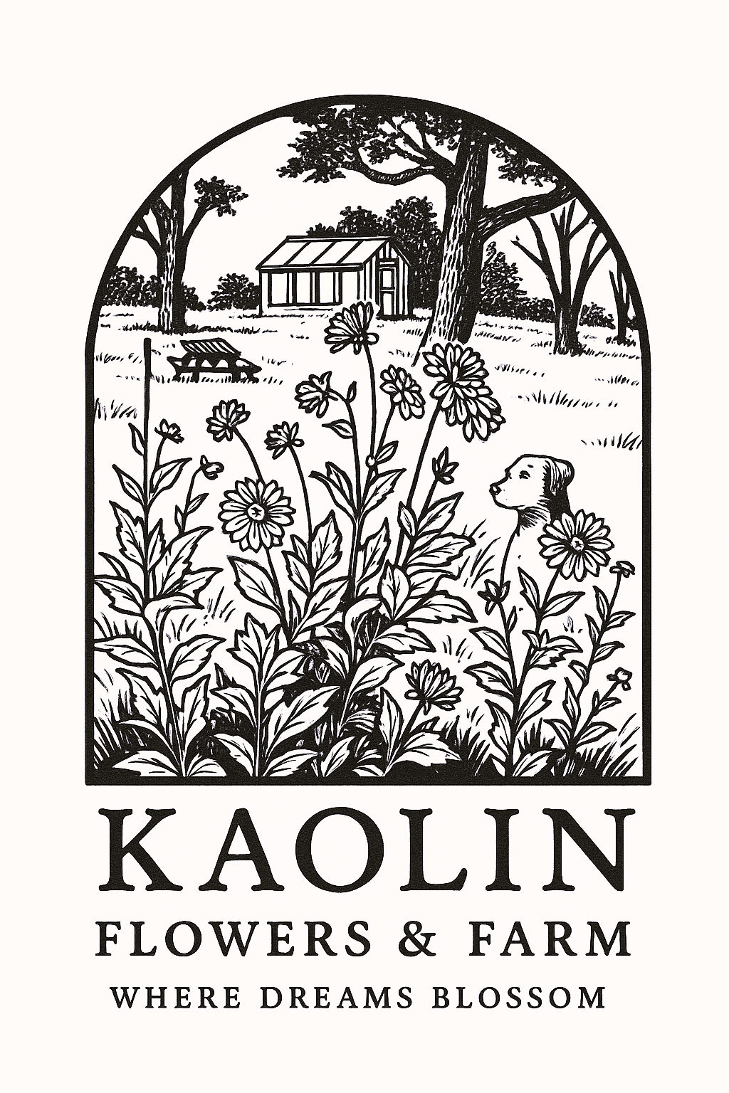 Kaolin Flowers and Farm