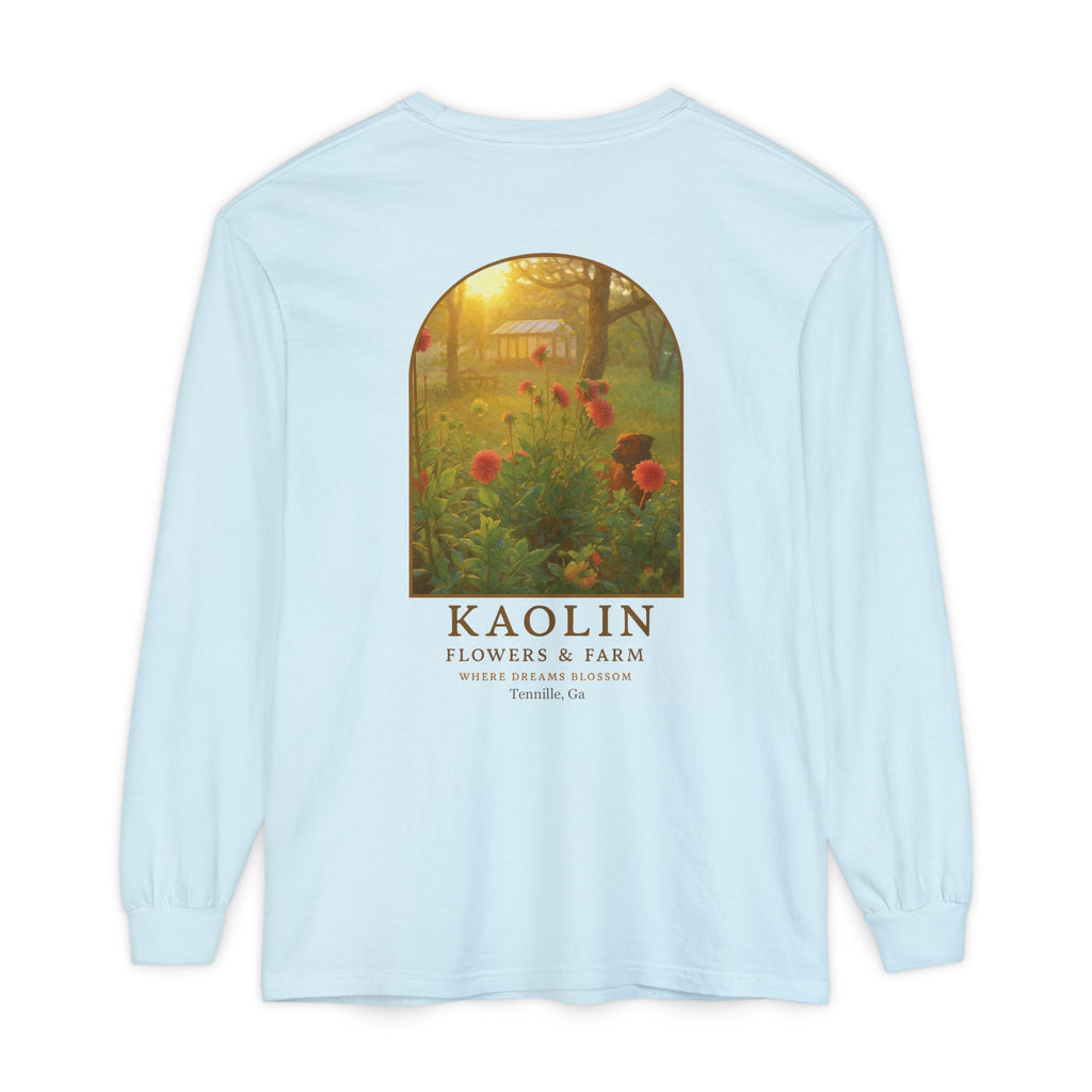Kaolin Flowers and Farm Long sleeve T-Shirt- Support Local Small Farm