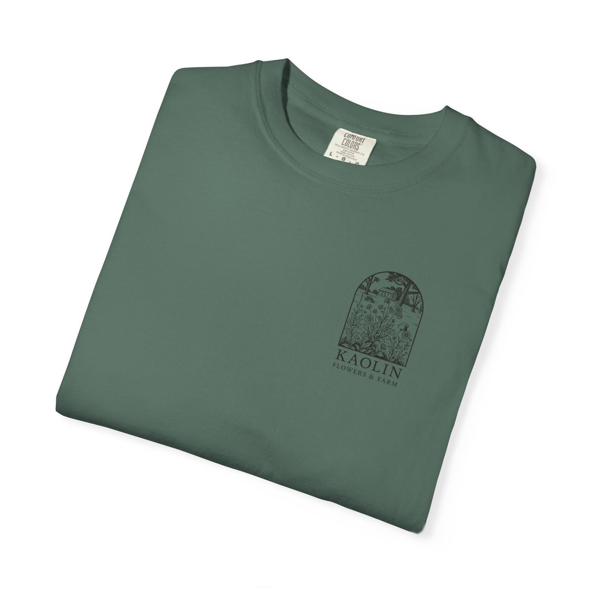Don’t Make Me Blush Dahlia T-Shirt — Kaolin Flowers and Farm
