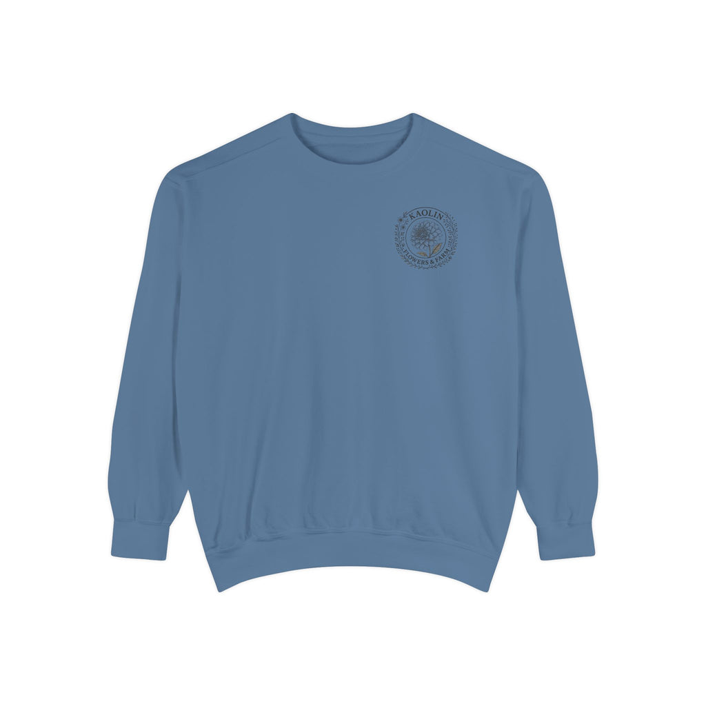 Kaolin Flowers and Farm DJ Mascot Sweatshirt — 'Gentle Giant' Farm Crewneck