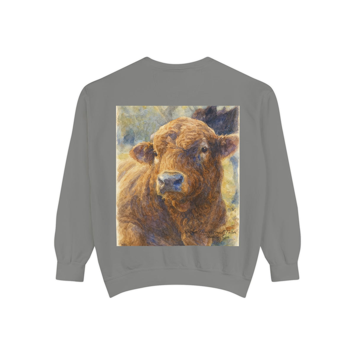 Kaolin Flowers and Farm DJ Mascot Sweatshirt — 'Gentle Giant' Farm Crewneck