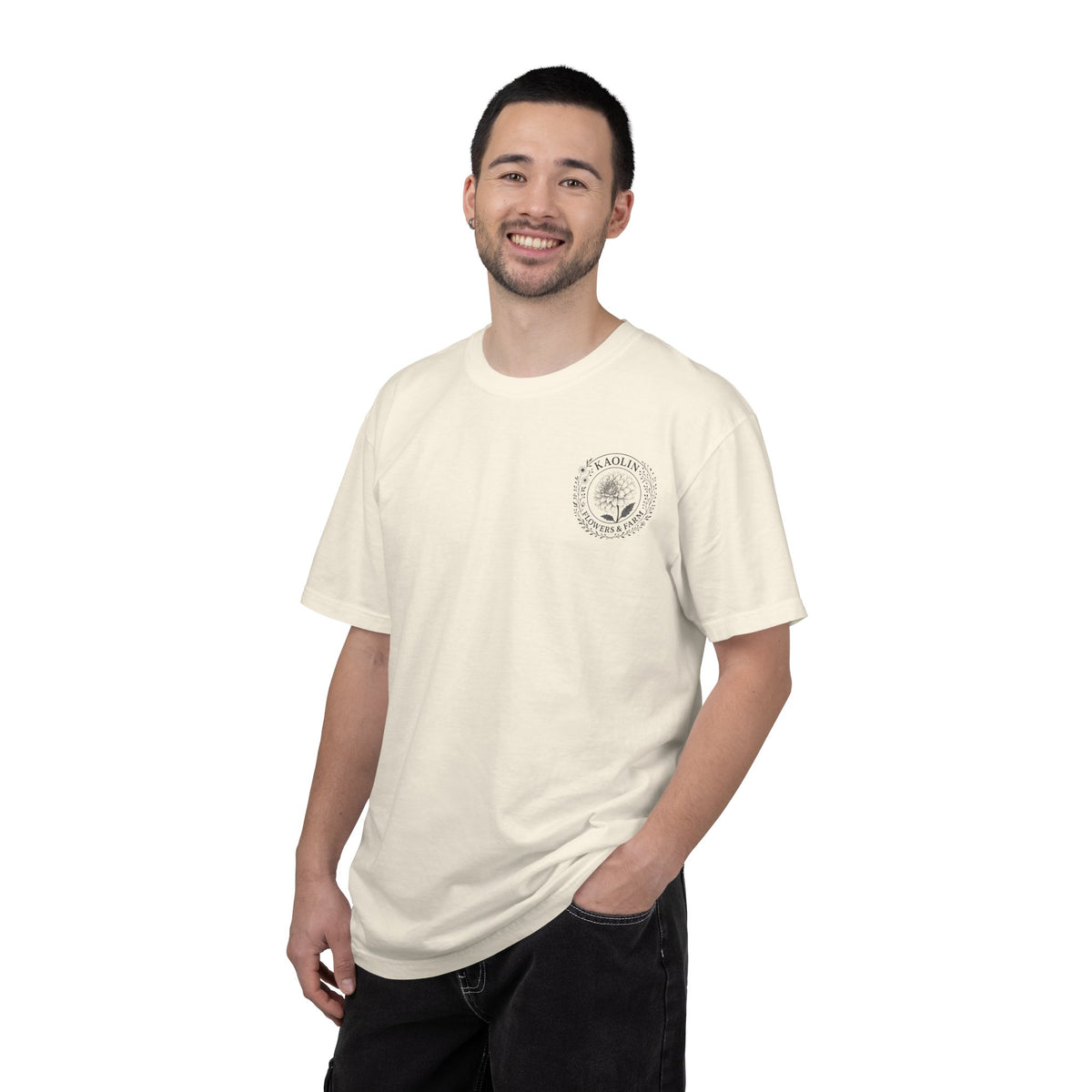 Kaolin Flowers and Farm DJ Mascot T-Shirt-" Gentle Giant"